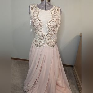 Pink evening gown size 0